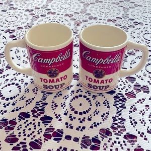 2 vintage Campbell’s Tomato Soup Mugs